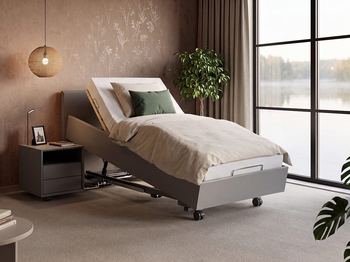 Prestige-Komfortbett von KIRCHNER mit geneigtem Bettrahmen