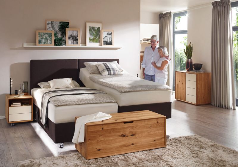 Komfortbett/Seniorenbett von Kirchner in Boxlike-Optik